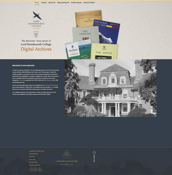 Archive Home Page